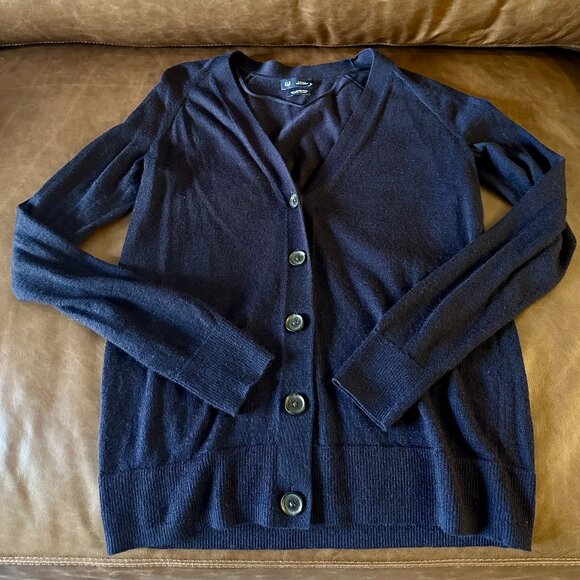 Merino Wool Cardigan - Picture 1 of 4